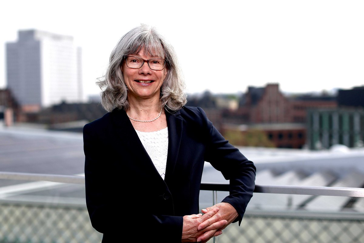 Barbara Schleihagen, Geschäftsführerin des Deutschen Bibliotheksverbandes im jahr 2018. Foto: Stiftung Lesen/Sascha Radke