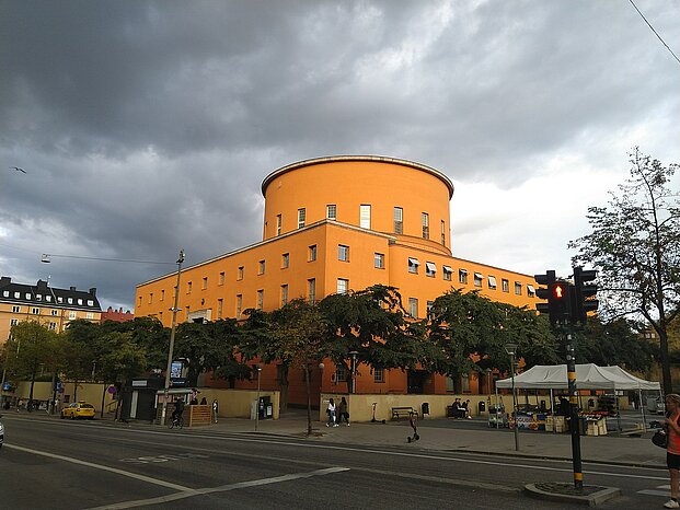 Das 1928 eingeweihte Hauptgebäude der Stadtbibliothek Stockholm.