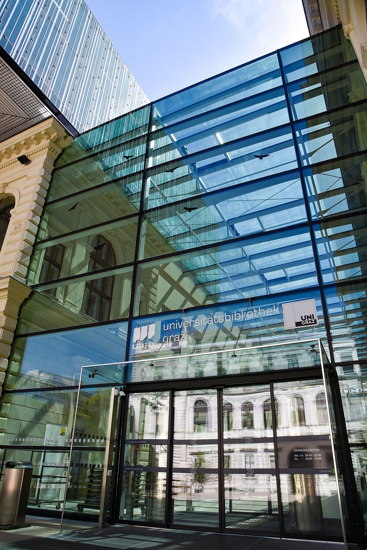 Universitätsbibliothek Graz. Foto: Uni Graz/Marie Luise Schwarz