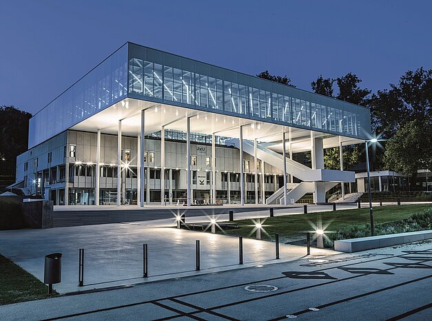 Lernzentrum der Johannes Kepler Universität Linz. Foto: Andreas Röbl