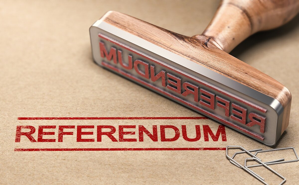 Symbolbild für ein Referendum