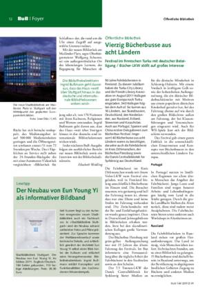 Vierzig Bücherbusse aus acht Ländern : Festival im finnischen Turku mit deutscher Beteiligung ; Bücher-LKW stößt auf großes Interesse / Susanne Stökl, Fahrbücherei im Kreis Plön