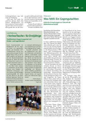 Was fehlt: ein Gegengutachten : kritische Anmerkungen zur Zukunft der
Bibliotheksverbünde / Maria Kühn-Ludewig, Paris