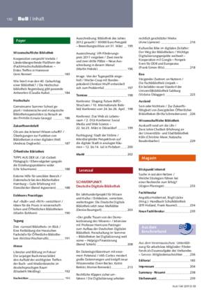 Inhaltsverzeichnis 03/2012