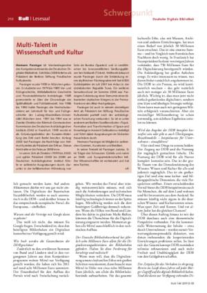 Multi-Talent in Wissenschaft und Kultur / slh