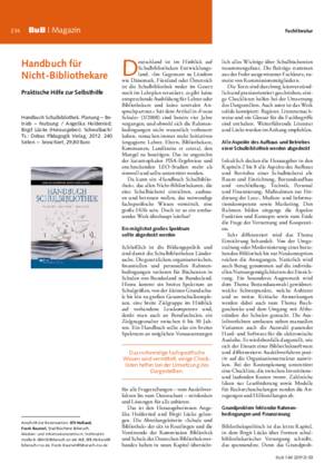 Handbuch für Nicht-Bibliothekare : praktische Hilfe zur Selbsthilfe / Effi Holland,
Frank Raumel