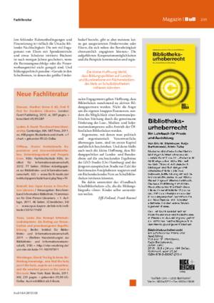 Neue Fachliteratur