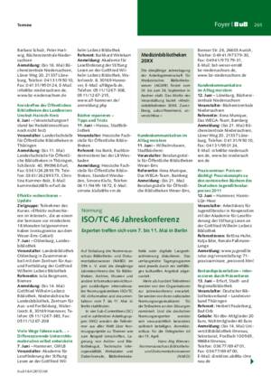 ISO/TC 46 Jahreskonferenz : Experten treffen sich vom 7. bis 11. Mai in Berlin / Hans-Jörg Wiesner, Normenausschuss Bibliotheks- und Dokumentationswesen