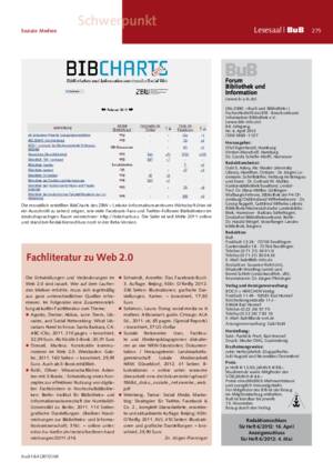 Fachliteratur zu Web 2.0 / Dr. Jürgen Plieninger