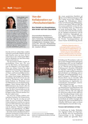 Von der Kollaboration zur »Persilscheinfabrik« : eine Vielzahl von Mosaiksteinen,
aber immer noch kein Gesamtbild / Jan-Pieter Barbian