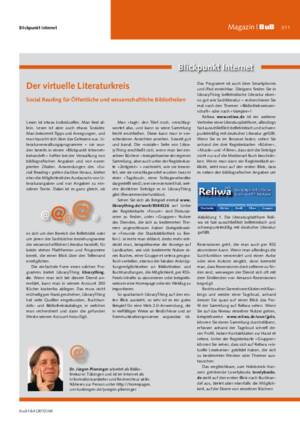 Der virtuelle Literaturkreis : Social Reading für Öffentliche und wissenschaftliche Bibliotheken / Dr. Jürgen Plieninger