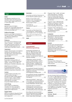 Inhaltsverzeichnis 05/2012