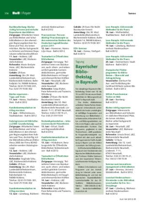 Bayerischer Bibliothekstag in Bayreuth