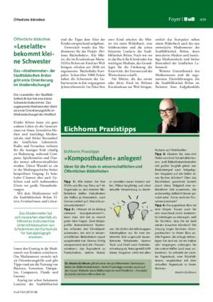 »Komposthaufen« anlegen! : Ideen für die Praxis in wissenschaftlichen und
Öffentlichen Bibliotheken / Martin Eichhorn
