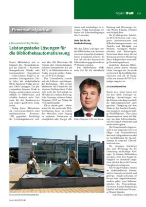 Leistungsstarke Lösungen für die Bibliotheksautomatisierung / http://www.nedpalibrix.de