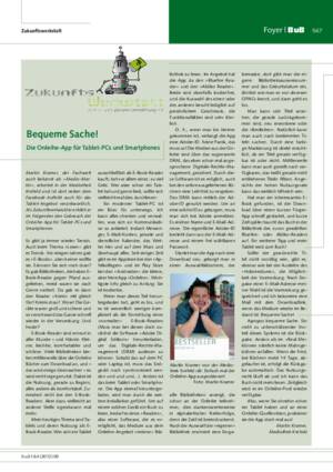 Bequeme Sache! : die Onleihe-App für Tablet-PCs und Smartphones / Martin Kramer,
Mediothek Krefeld