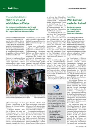 Was kommt nach der Lehre? : Bundesfachtagung der FaMI-Lehrer in
Dortmund ; viele FaMIs als Referenten / Karin Holste-Flinspach, Ronald Gesecus, Gregor Vogt, Volker Zaib