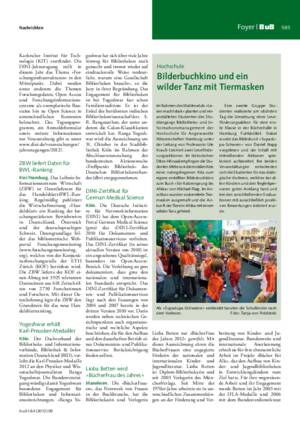 Bilderbuchkino und ein
wilder Tanz mit Tiermasken