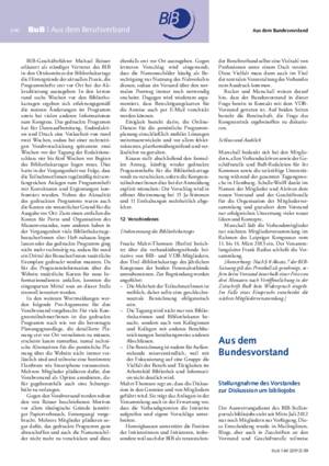 Stellungnahme des Vorstandes zur Diskussion um bibliojobs