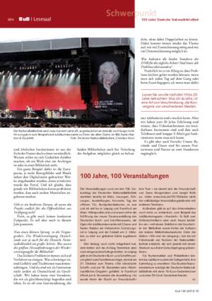100 Jahre, 100 Veranstaltungen / ric