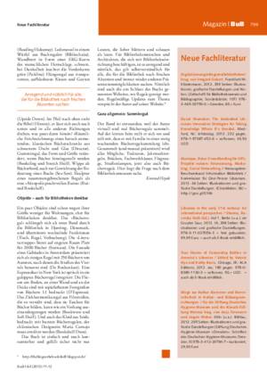 Neue Fachliteratur