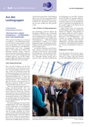 »We have to be a cultural entrepreneur!« – auf Bibliotheksreise in den Niederlanden / Andrea Beißner (Museum Hameln/Hochschule Weserbergland), BIB-Landesvorstand Niedersachsen/Bremen