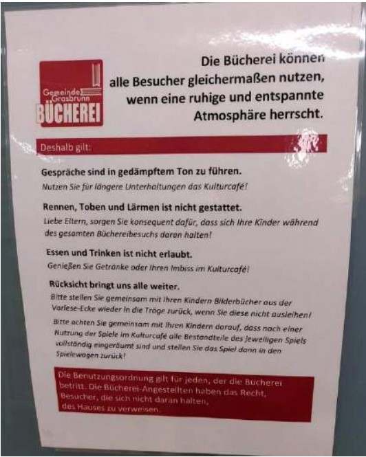 Abbildung 1: Direkte Aufforderungen. Foto: Gemeinde Grasbrunn